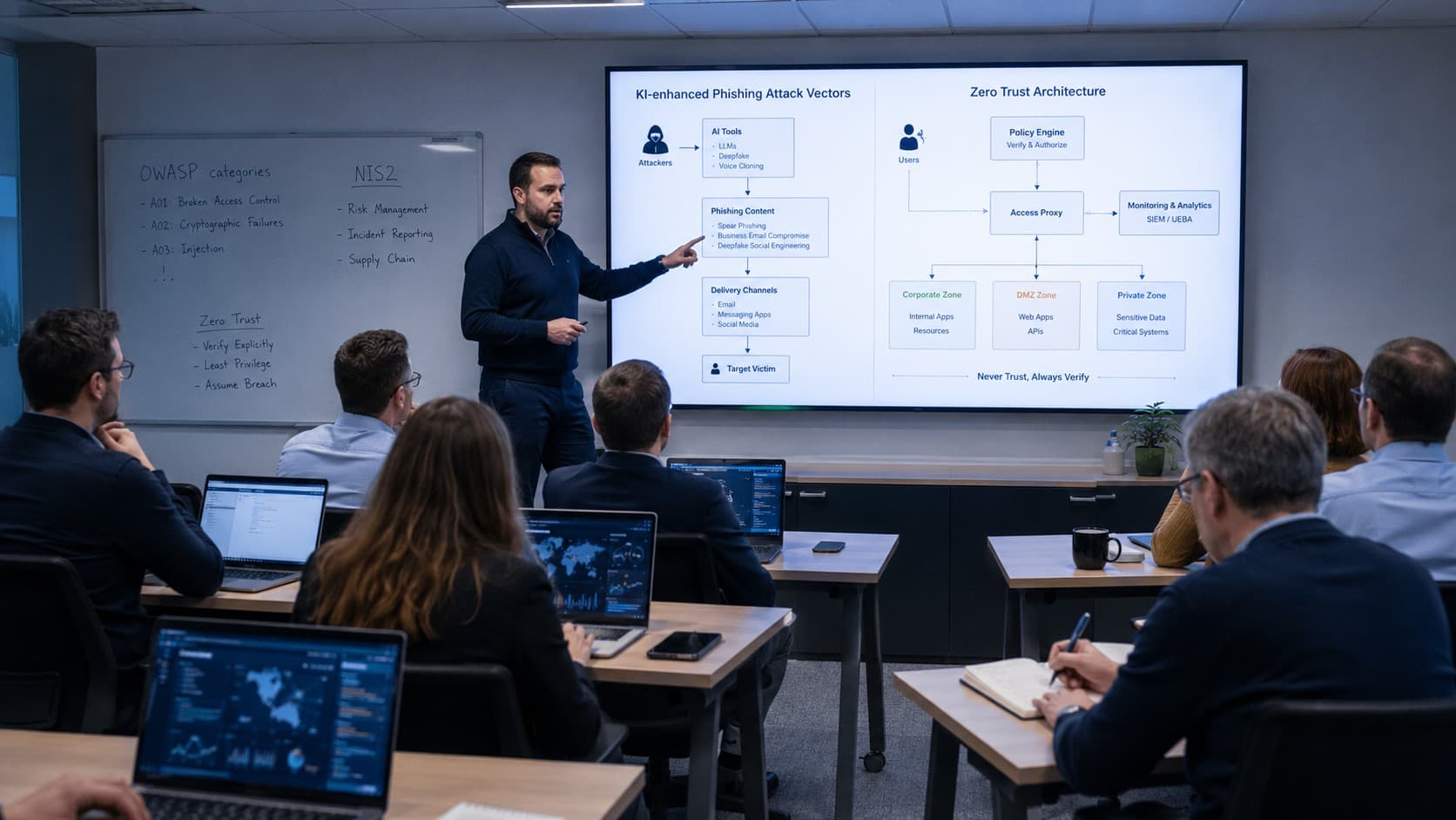 IT-Sicherheit im KI-Zeitalter im Unternehmen: Bedrohungen verstehen, Systeme schützen & absichern training