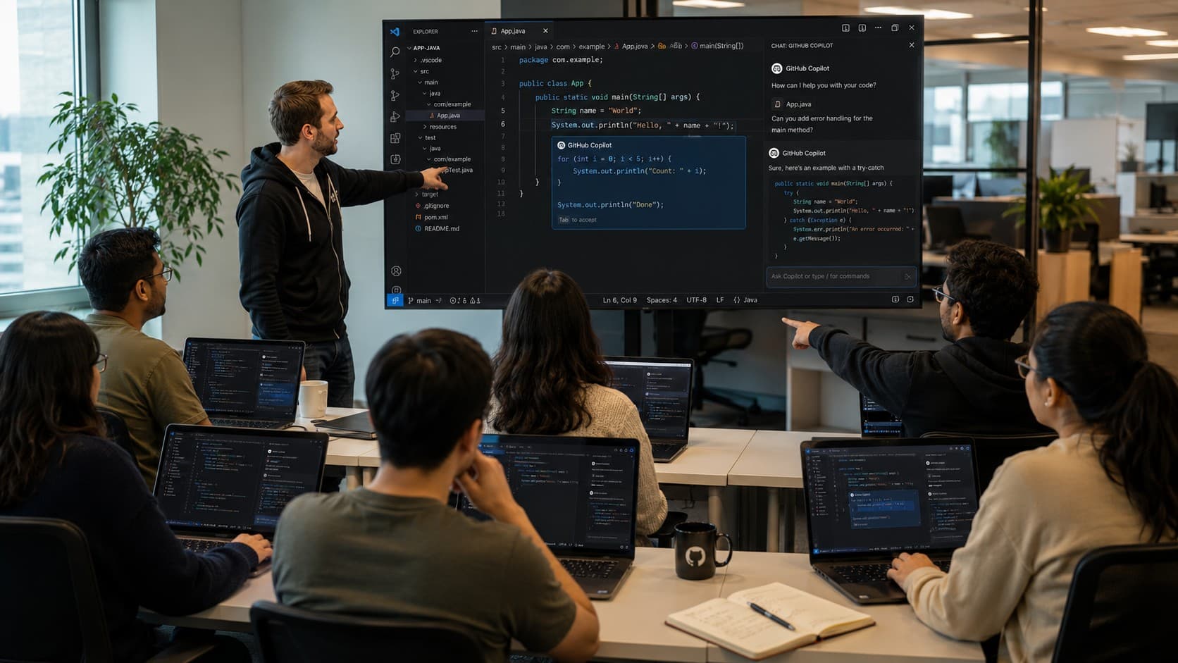 GitHub Copilot Einstieg im Unternehmen: Agentische Entwicklung mit Agents.md, Hooks & MCP training